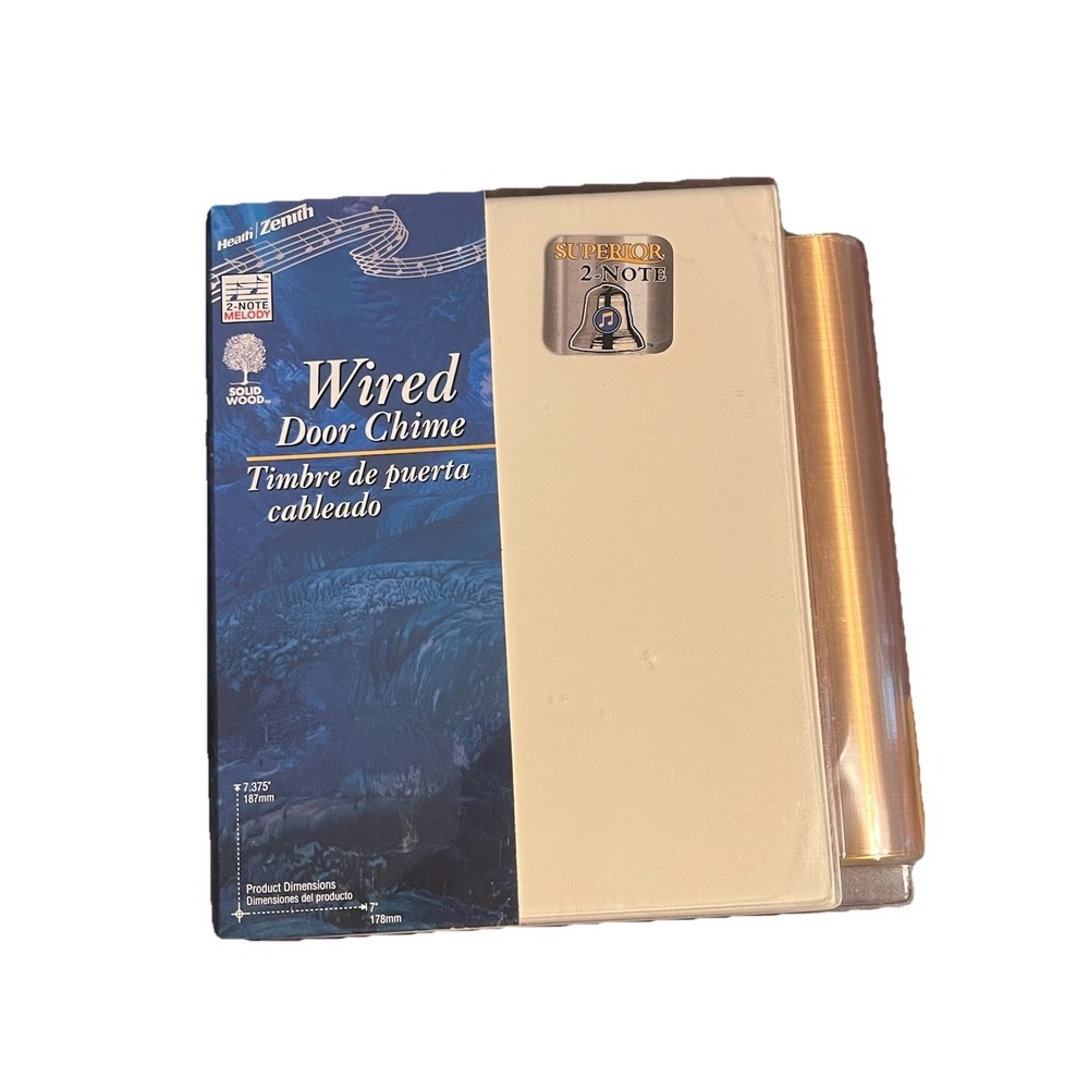 Heath Zenith Wired Door Chime LE-50-A - New Old Stock (NOS) - 2-Note Ding Dong